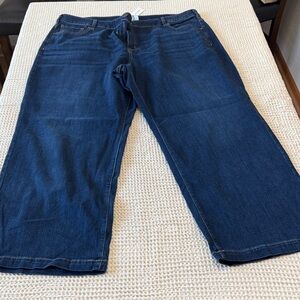 Women’s Plus Suze Lane Bryant Dark Blue Wide Leg Jeans